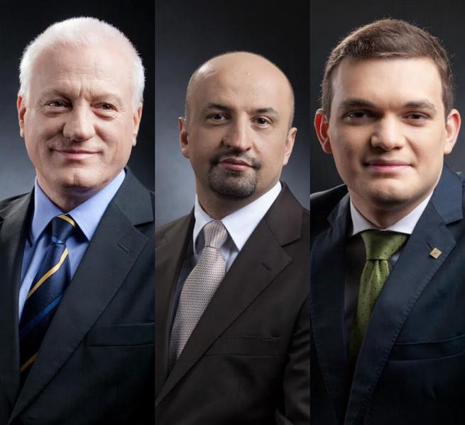 Valeriu Stoica, Dragos Bogdan si Mihai Stanescu , Foto: STOICA & Asociatii