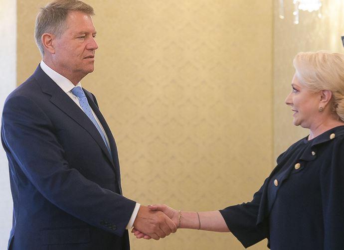 Iohannis si Dancila la Cotroceni, Foto: Presidency.ro