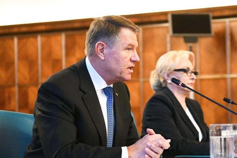Klaus Iohannis cu Viorica Dancila, Foto: Presidency.ro