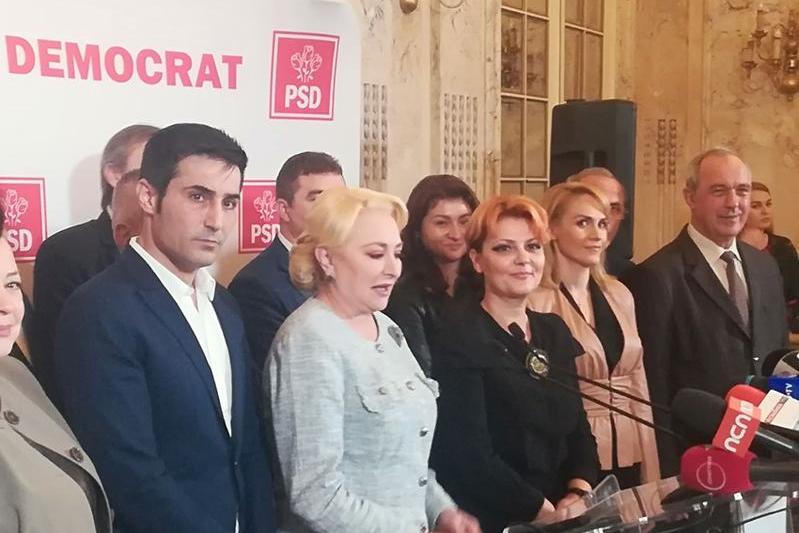 Dancila, la sediul PSD, Foto: Hotnews