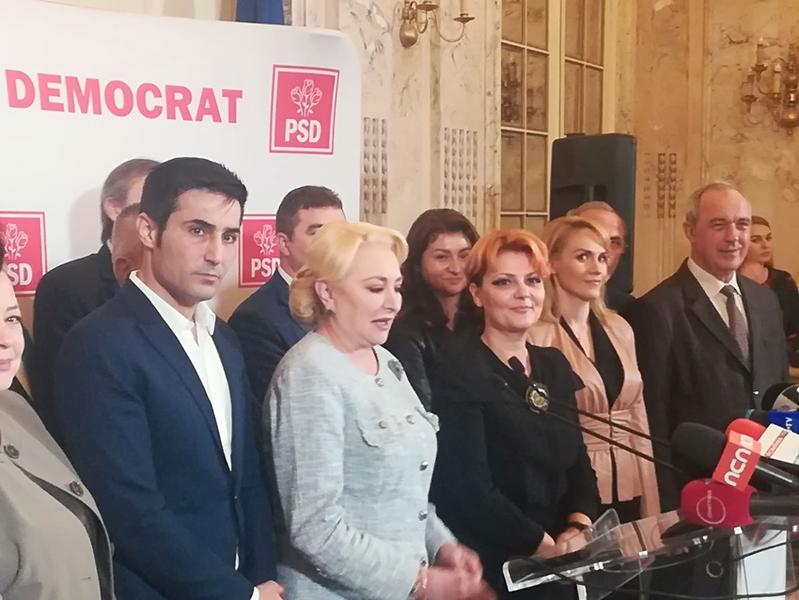 Dancila, la sediul PSD, Foto: Hotnews