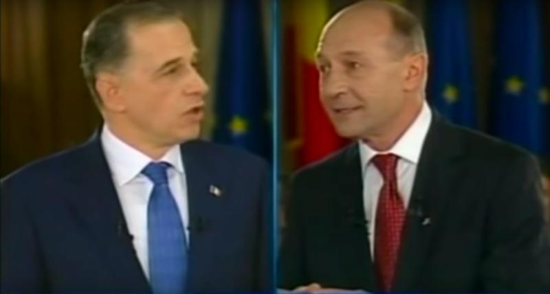 Dezbatere Geoana-Basescu în 2009, Foto: Screenshot via Youtube