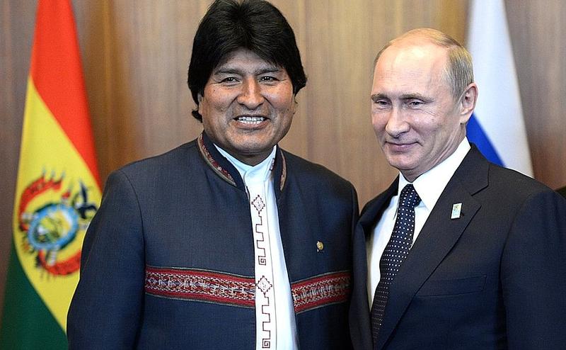 Vladimir Putin si Evo Morales, Foto: kremlin.ru