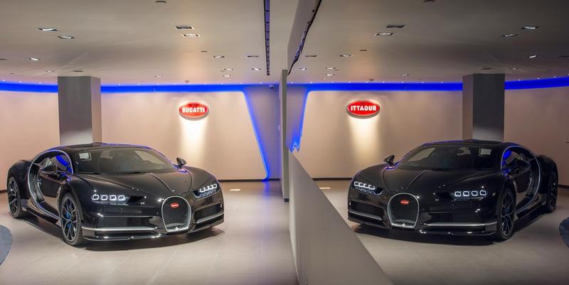 Intr-un showroom Bugatti, Foto: H.R. Owen Bugatti