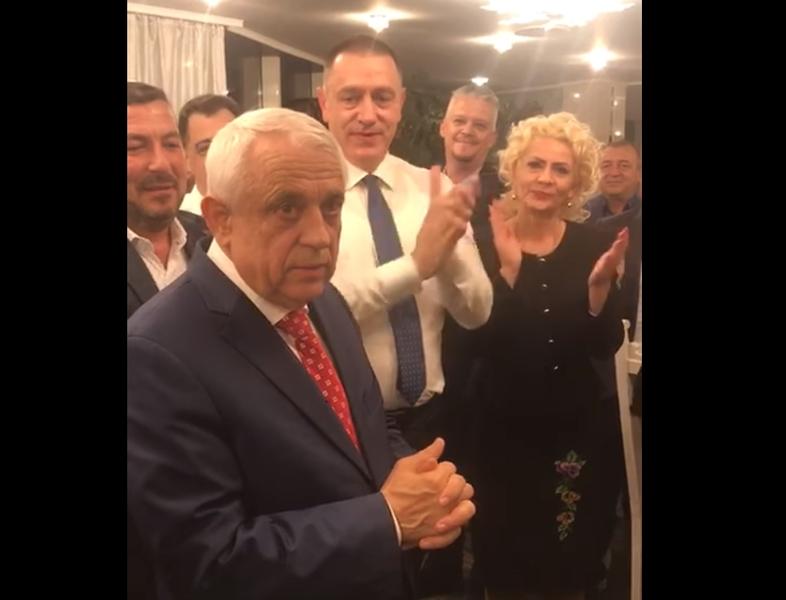 Petre Daea, sarbatorit la 70 de ani, Foto: Captura Facebook