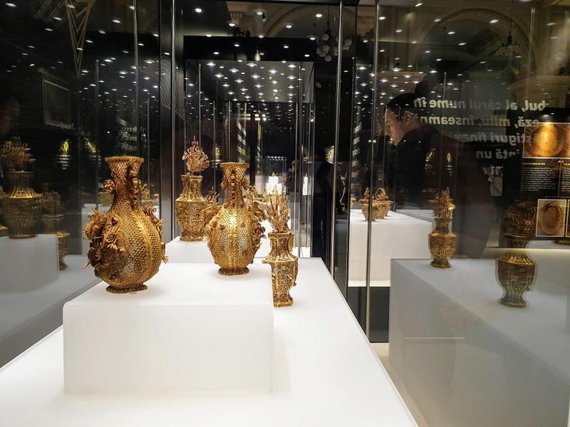 Expozitia de obiecte chinezesti din aur de la Muzeul National de Istorie, Foto: Hotnews