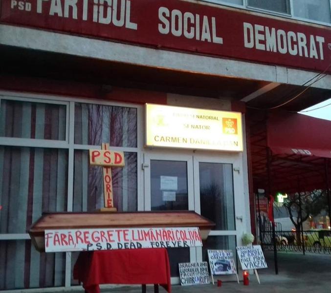 PSD Rosiorii de Vede, birou Carmen Dan, Foto: Facebook/ Carmen Dumitrescu