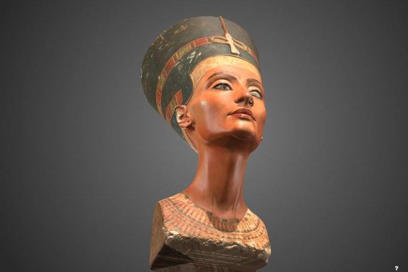 Nefertiti, Foto: sketchfab.com