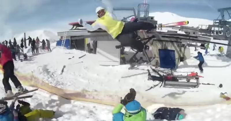 Accident schi Georgia, Foto: Captura YouTube