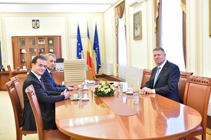 Iohannis, la preluarea mandatului la Ministerul de Interne, Foto: Guvern