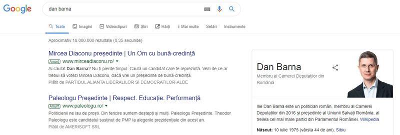 Dan Barna - Google, Foto: Captura ecran