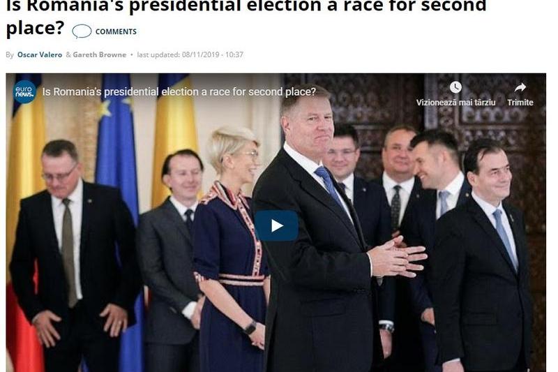 Iohannis Euronews, Foto: Captura