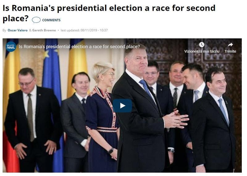 Iohannis Euronews, Foto: Captura