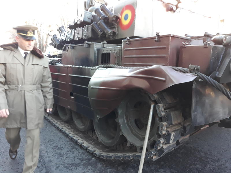 Tanc defectat la Galati, Foto: Mediafax.ro