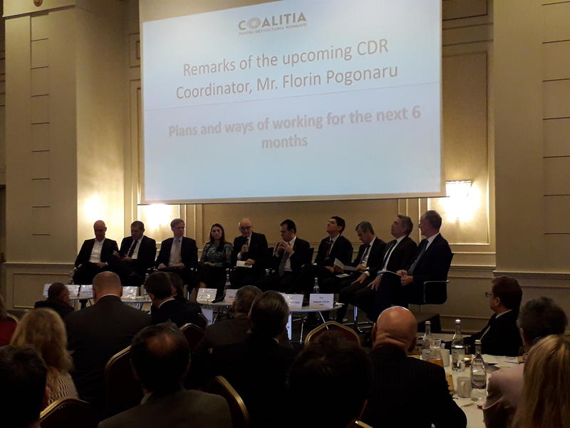 Imagine de la conferinta de vineri, Foto: Hotnews