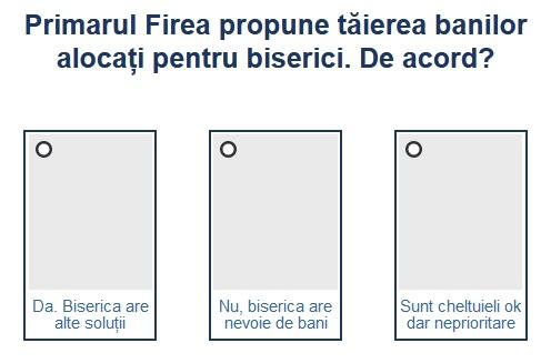 Sondaj - bani pentru biserici, Foto: Hotnews