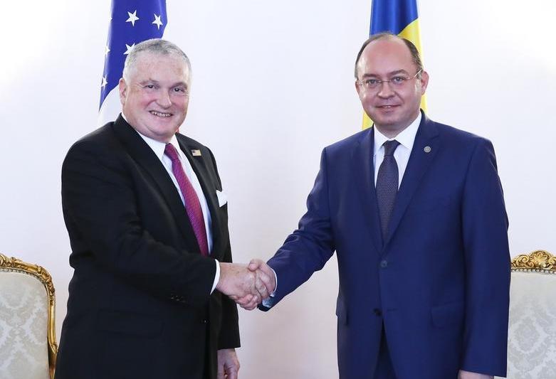 Adrian Zuckerman si Bogdan Aurescu, Foto: mae.ro