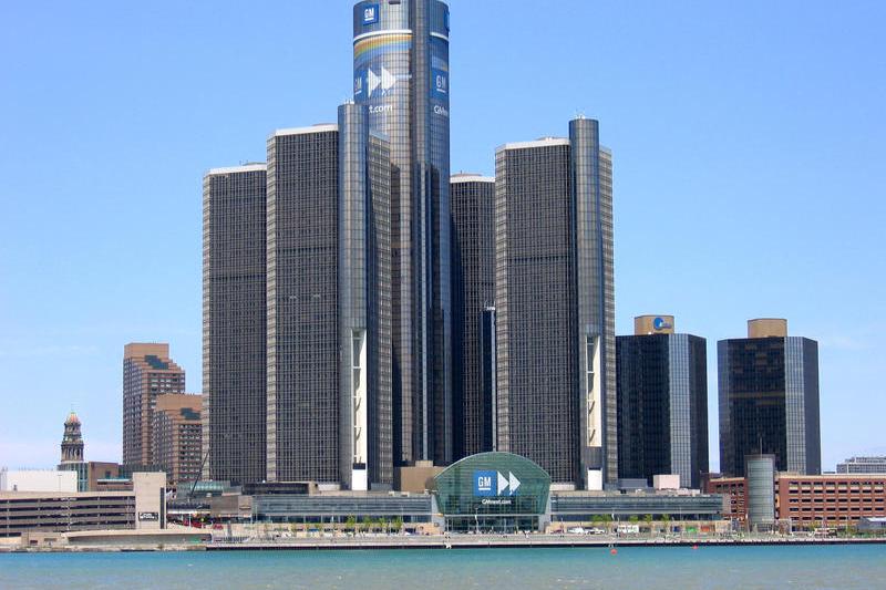 Renaissance Center, Sediul General Motors din Detroit, Foto: goodfreephotos.com