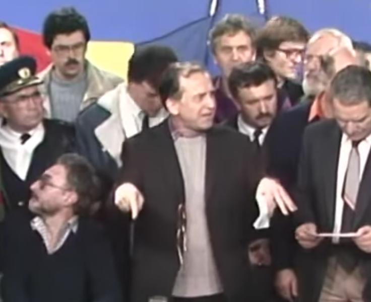 Moment zero: Aparitia lui Iliescu la TV, Foto: Captura YouTube