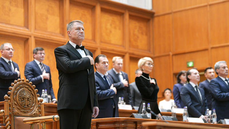 Iohannis, la depunerea juramantului (presidency), Foto: Hotnews