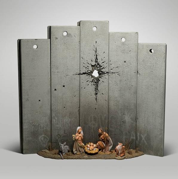 The Scar of Bethlehem, Banksy ( captura Instagram), Foto: Hotnews