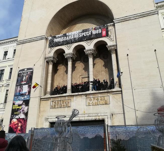 Revolutionari in Timisoara, comemorand momentele din decembrie 89, Foto: Anda Codrea