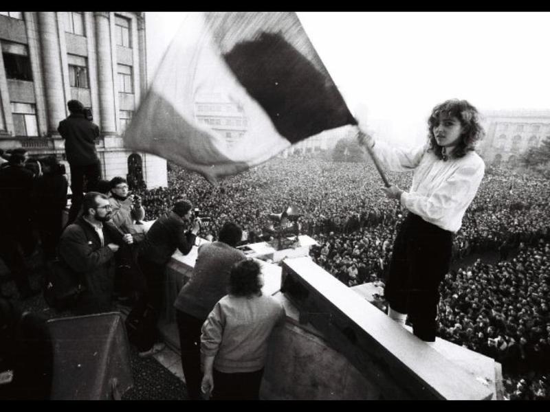 Gabriela Nanus in balconul CC (foto: Paul Agarici), Foto: Arhiva personala