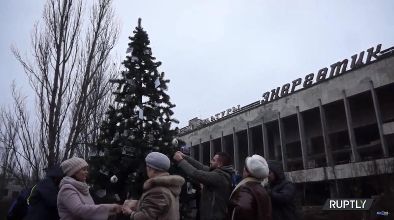 Bradul de Craciun de la Pripeat, Foto: Captura YouTube