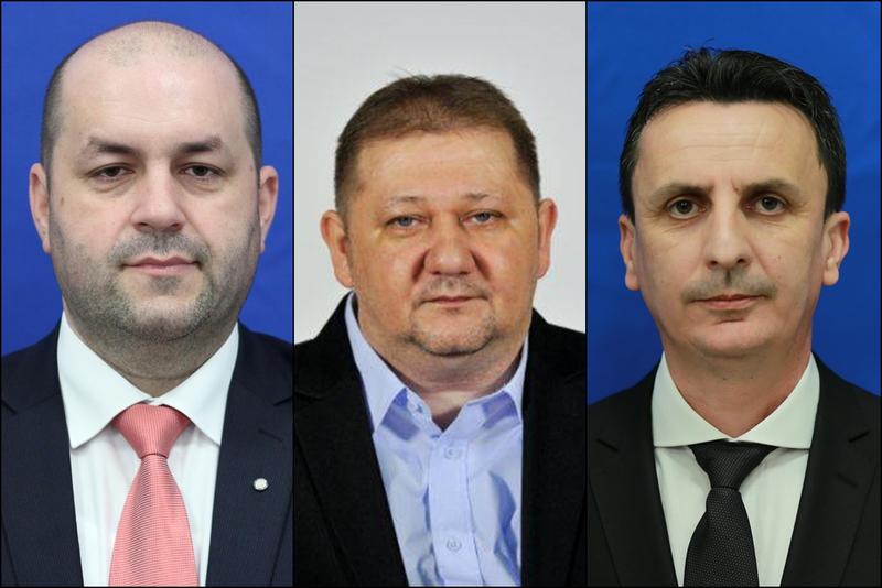 Dorel Caprar, Ioan Chisalita si Florin Tripa, Foto: Colaj foto