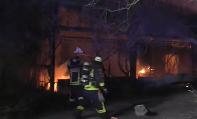 incendiu gradina zoo, Foto: Captura video
