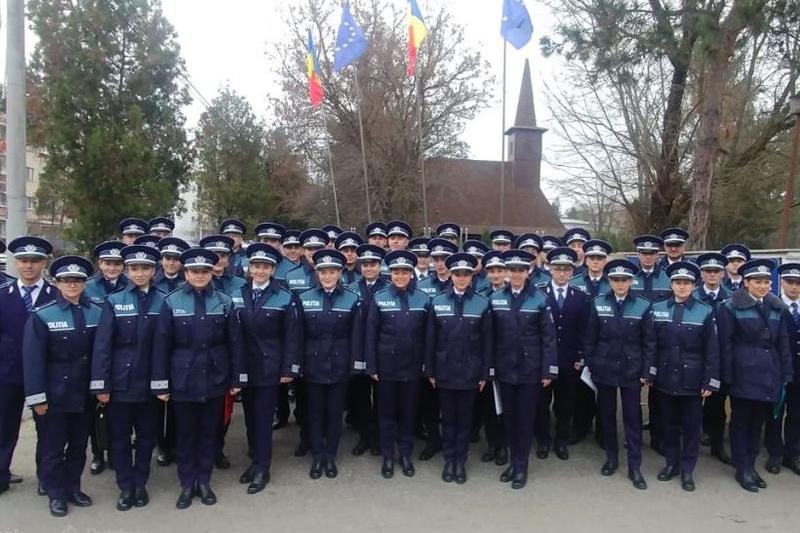 Absolventi din politie, Foto: Facebook / Politia Romana