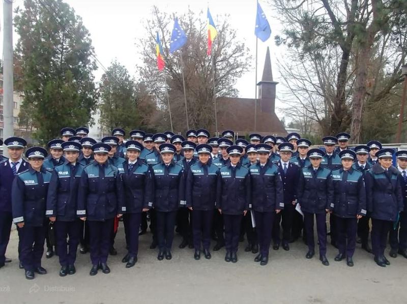 Absolventi din politie, Foto: Facebook / Politia Romana