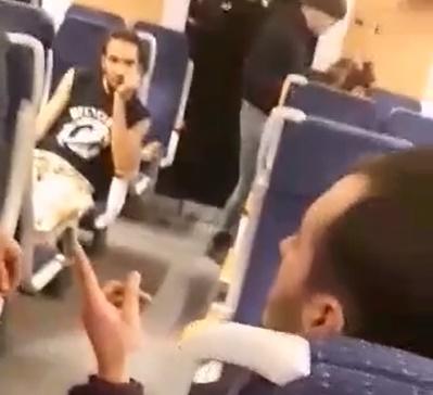 Imigranti, scandal in tren, Foto: Captura video