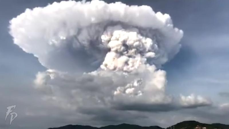Vulcanul Taal din Filipine, Foto: Captura YouTube