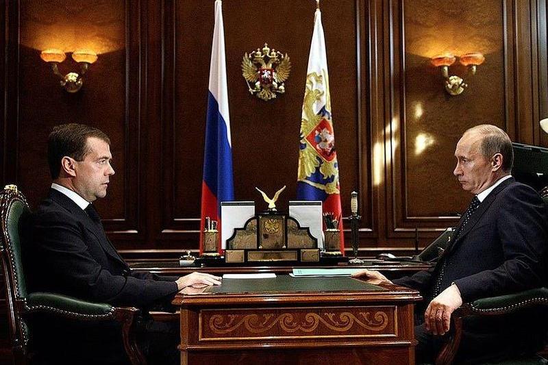 Dmitri Medvedev si Vladimir Putin, Foto: kremlin.ru