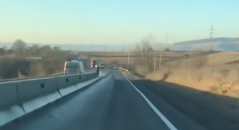 masina pe contrasens Brasov, Foto: Captura video