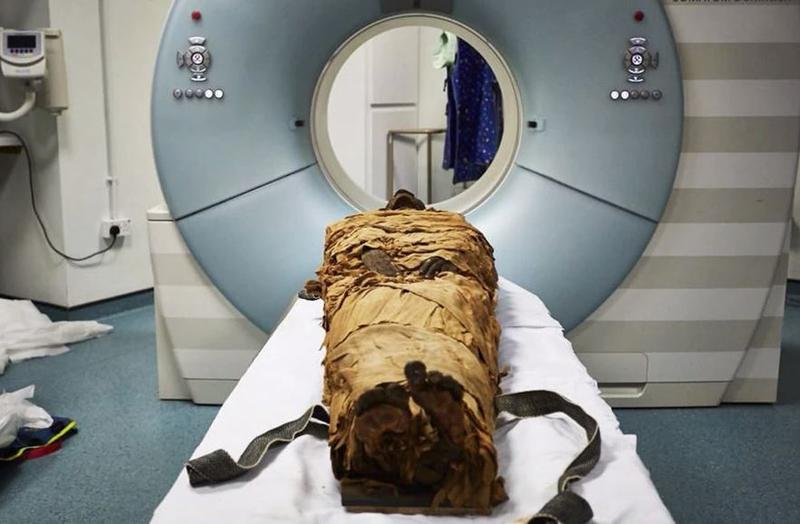 Nesyamun, mumia din Leeds, vorbeste din nou, Foto: Leeds Teaching Hospitals/Leeds Museums and Galleries