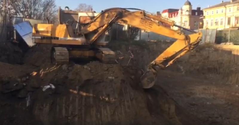 Excavare Constanta, Foto: Captura video Facebook