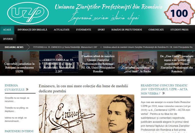 Uniunea Ziaristilor Profesionisti sin Romania, Foto: Captura