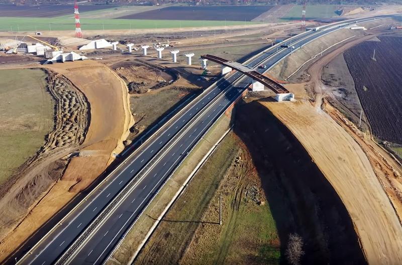 A10 Sebes - Turda, Lot 1 (decembrie 2019), Foto: Captura YouTube