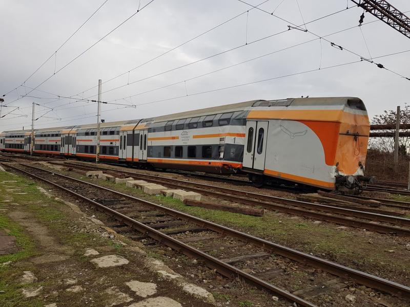 Vagoanele de calatori din accidentul de la Ploiesti, Foto: Vlad Barza / HotNews.ro