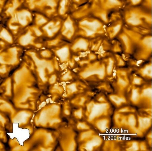 „Celulele” de pe Soare au suprafața cât statul Texas, Foto: Hotnews