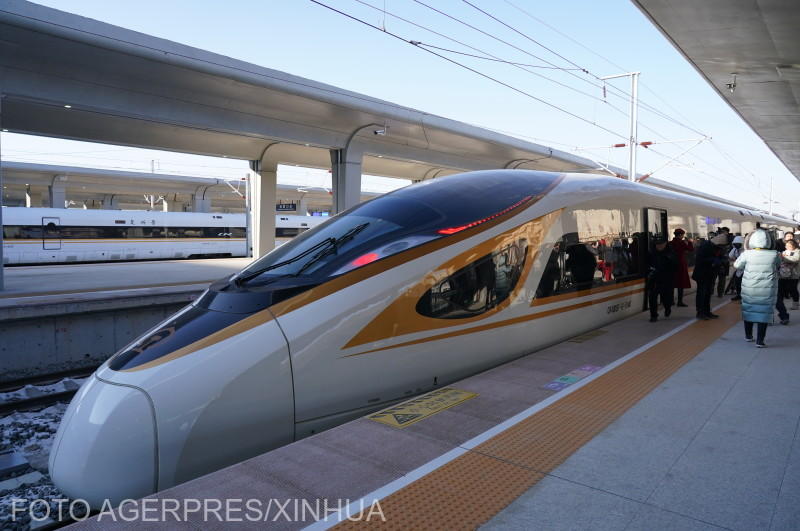 Tren de mare viteza in China, Foto: Agerpres/Xinhua