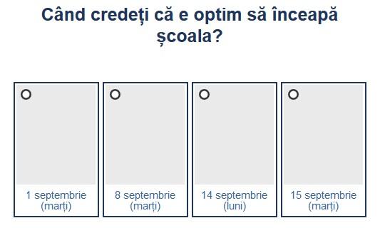 Sondaj inceputul scolii, Foto: Hotnews