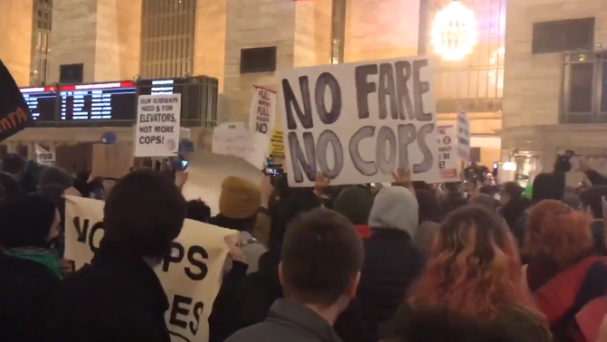 protest New York, Foto: Captura video