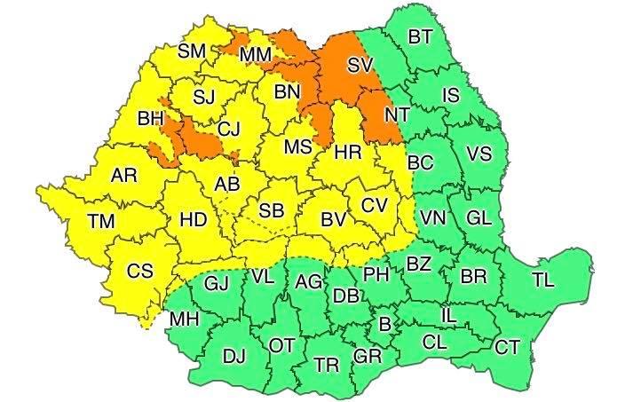 avertizari meteo, Foto: ANM