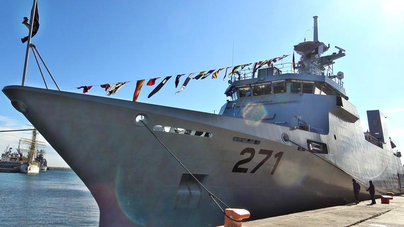 Nava militara PNS 271 Yarmook, Foto: Hotnews