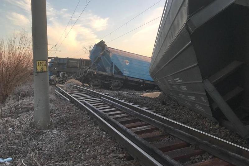 tren de marfa deraiat, Foto: CFR