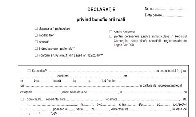 Declaratie beneficiari reali, Foto: Hotnews