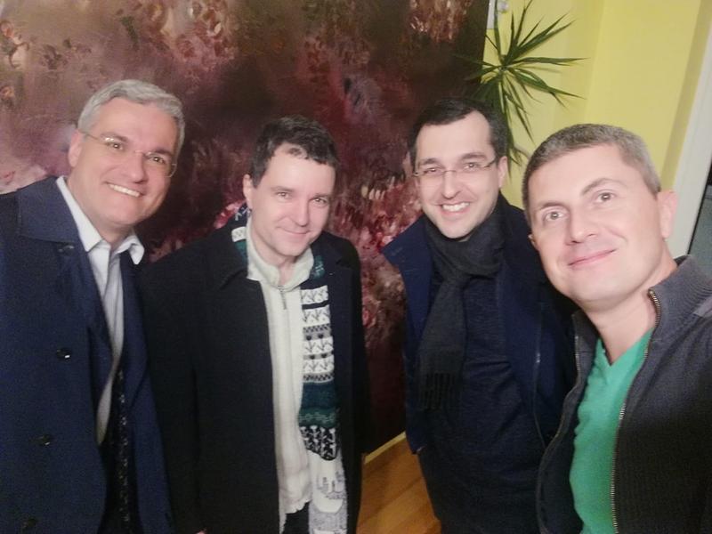 Dan Barna, Vlad Voiculescu, Nicusor Dan si Dragos Pislaru, Foto: Hotnews